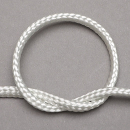 芯なし平ロープ(白)　4ミリ径