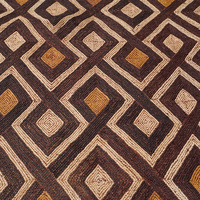 (コンゴ)　ショワ族　ラフィア布　クバ布　No.1