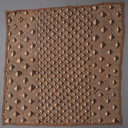 (コンゴ)　ショワ族　ラフィア布　クバ布　No.3