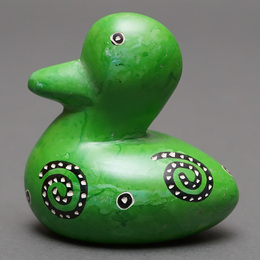 ソープストーン　アヒルさん　Mサイズ　No.8