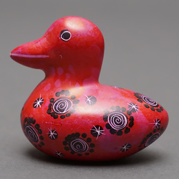 ソープストーン　アヒルさん　Mサイズ　No.11