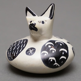 ソープストーン　だるまネコ　Mサイズ　No.5　猫