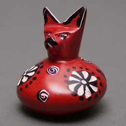 ソープストーン　だるまネコ　Mサイズ　No.7　猫