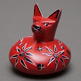 ソープストーン　だるまネコ　Mサイズ　No.12　猫