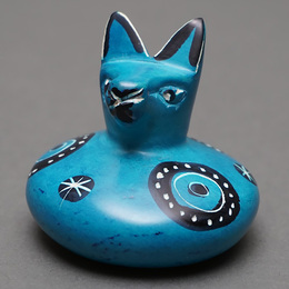 ソープストーン　だるまネコ　Mサイズ　No.13　猫