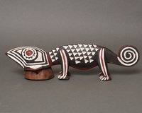 (ブルキナファソ)　ミニマスク　カメレオン　No.20