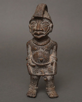 (ナイジェリア)　ベニン王国　真鍮立像　　