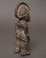 (ナイジェリア)　ベニン王国　真鍮立像　　