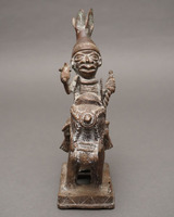 (ナイジェリア)　ベニン王国　真鍮騎馬像　　