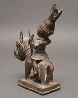 (ナイジェリア)　ベニン王国　真鍮騎馬像　　