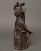 (ナイジェリア)　ベニン王国　真鍮座像　　No,2