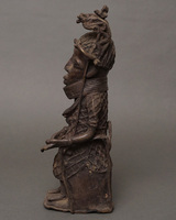 (ナイジェリア)　ベニン王国　真鍮座像　　No,2