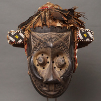 (DRコンゴ)　クバ族　マスク　No.440