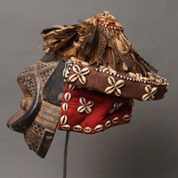 (DRコンゴ)　クバ族　マスク　No.440