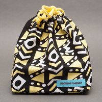 アフリカンワックス　ランチボックス巾着　No.20