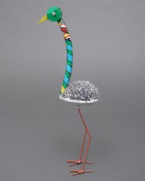 (マリ)　リサイクルバード　ダチョウ　No.7　廃材アート