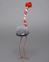 (マリ)　リサイクルバード　ダチョウ　No.8　廃材アート