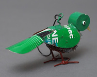 (マリ)　リサイクルバード　小鳥　No.10　廃材アート