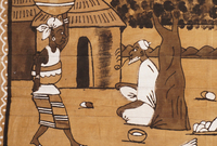 (マリ)　ボゴラン　絵布　(L)　No.8