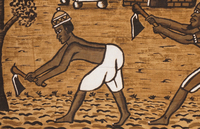 (マリ)　ボゴラン　絵布　(L)　No.9