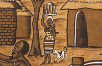 (マリ)　ボゴラン　絵布　(L)　No.9