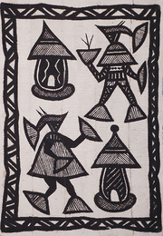 (コートジボワール)　セヌフォ族　コロゴ　(M)　No.10