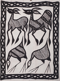 (コートジボワール)　セヌフォ族　コロゴ　(M)　No.12