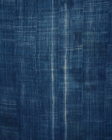 (ブルキナファソ)　藍染古布　無地　(LL)　No.90