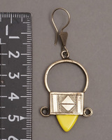 (マリ)　トゥアレグ　ニッケル　インガル　ピアス No.20