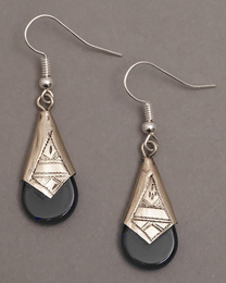 (マリ)　トゥアレグ　ニッケル　ピアス No.22