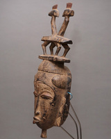 (コートジボワール)　ヤウレ族　マスク　No.113