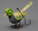 (マリ)　リサイクルバード　小鳥　No.12　廃材アート