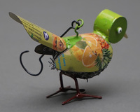 (マリ)　リサイクルバード　小鳥　No.12　廃材アート