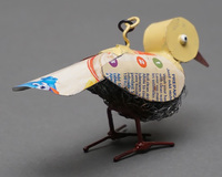 (マリ)　リサイクルバード　小鳥　No.13　廃材アート