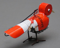 (マリ)　リサイクルバード　小鳥　No.16　廃材アート