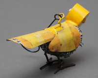 (マリ)　リサイクルバード　小鳥　No.17　廃材アート