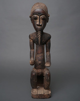 (コートジボワール)　バウレ族　座像　No.2