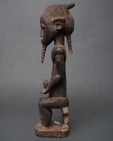 (コートジボワール)　バウレ族　座像　No.2