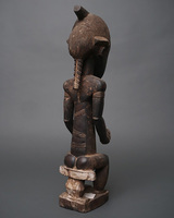 (コートジボワール)　バウレ族　座像　No.2