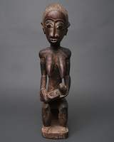 (コートジボワール)　バウレ族　座像　No.3