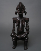 (コートジボワール)　セヌフォ族　座像　No.2