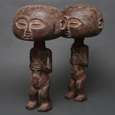 (カメルーン)　ティカ族　立像　ペア　No.1