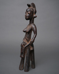 (コートジボワール)　セヌフォ族　立像　