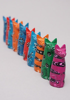 ソープストーン置物　子猫さん　37番