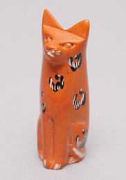 ソープストーン置物　子猫さん　33番