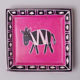 ソープストーン　角　飾り皿　Sサイズ　No,40