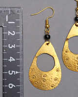 (ケニア)　　真鍮&ビーズ　ピアス　No.700-28