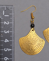 (ケニア)　　真鍮&ビーズ　ピアス　No.700-29