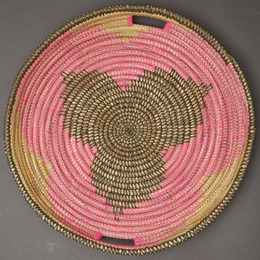 (セネガル)　パニエ　皿かご　LL　No.146