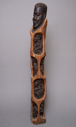 (タンザニア)　マコンデ　黒檀彫刻　 特大　117cm